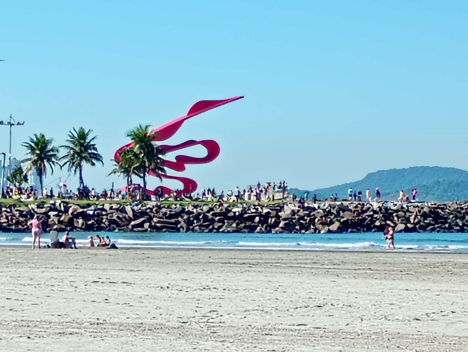 Praia do José Menino em Santos